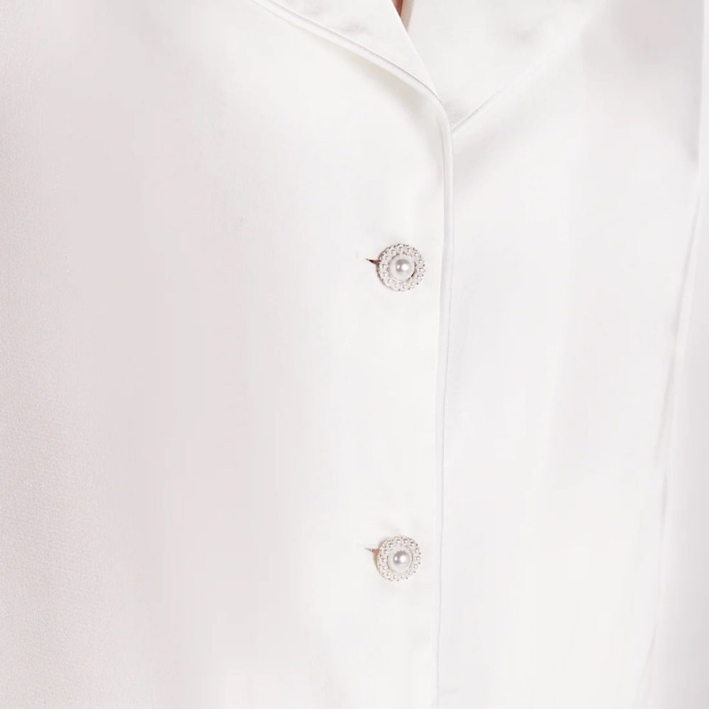 Nadine Merabi Darcie White Pajamas - Picture 3 of 3